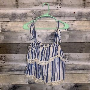 Women’s Lost + Wander Marina striped tank size M